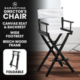 NNEDPE Tall Directors Chair - White
