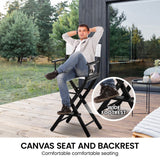 NNEDPE Tall Directors Chair - White