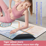 NNEOBA Non-Slip Yoga Mat 68cm - Pro Fitness Mat