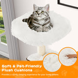NNECW 179 CM Tall 7-Layer Wooden Cat Tree with Sisal Scratching Posts
