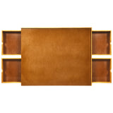 NNECW 80cm x 65cm Wooden Jigsaw Puzzle Table with Smooth Work Surface