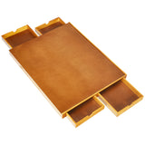 NNECW 80cm x 65cm Wooden Jigsaw Puzzle Table with Smooth Work Surface