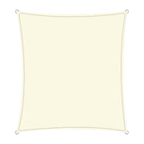 NNEDPE Waterproof Outdoor Shade Sail Canopy Sun Cloth  Square 4x4M