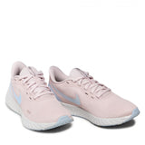 NNEKG Womens Revolution 5 Running Shoes (Barely Rose Hydrogen Blue Metallic Pewter Photon Dust Size 11 US)