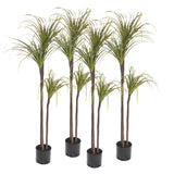 NNEAGS 4X 145cm Green Artificial Indoor Dragon Blood Tree Fake Plant Decorative