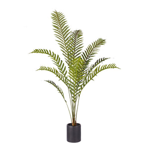 NNEAGS 160cm Green Artificial Indoor Rogue Areca Palm Tree Fake Tropical Plant Home Office Decor