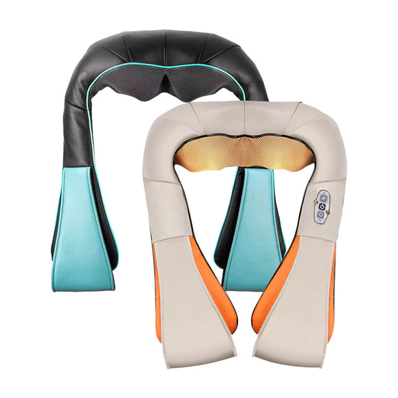 NNEAGS 2X Electric Kneading Back Neck Shoulder Massage Arm Body Massager Blue/White