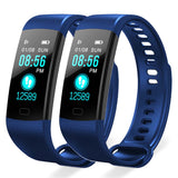 NNEAGS 2X Sport Smart Watch Health Fitness Wrist Band Bracelet Activity Tracker Blue