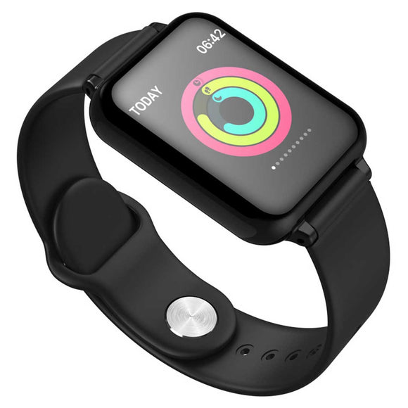 NNEAGS Waterproof Fitness Smart Wrist Watch Heart Rate Monitor Tracker Black