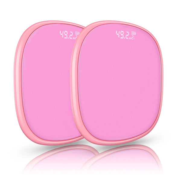 NNEAGS 2X 180kg Digital LCD Fitness Electronic Bathroom Body Weighing Scale Pink