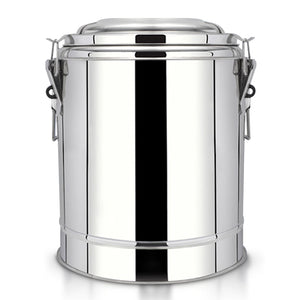 NNEAGS 22L Stainless Steel Insulated Stock Pot Dispenser Hot & Cold Beverage Container