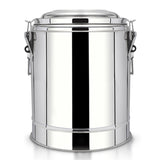 NNEAGS 22L Stainless Steel Insulated Stock Pot Dispenser Hot & Cold Beverage Container