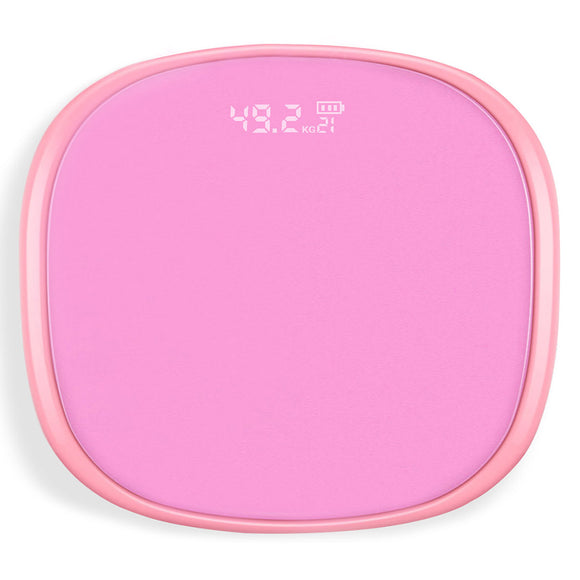 NNEAGS 180kg Digital LCD Fitness Electronic Bathroom Body Weighing Scale Pink