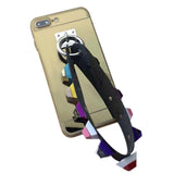 NNEAGS Luxury Fashionable Slim Durable Gold Mirror Back iPhone Case 6s Plus