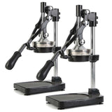 NNEAGS 2X Stainless Steel Manual Juicer Hand Press Juice Extractor Squeezer Black