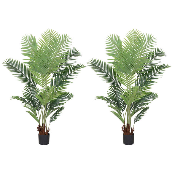 NNEAGS 2X 165cm Artificial Swallowtail Sunflower Fake Decoration Tree Flower Pot Plant