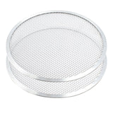 NNEAGS 2X 9-inch Round Seamless Aluminium Nonstick Grade Pizza Screen Baking Pan