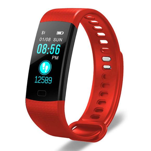 NNEAGS Sport Smart Watch Health Fitness Wrist Band Bracelet Activity Tracker Red