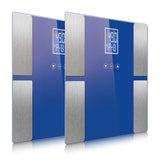 NNEAGS 2X Digital Electronic LCD Bathroom Body Fat Scale Weighing Scales Weight Monitor Blue