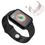 NNEAGS Fitness Smart Watch Heart Rate Monitor With 2X Wrist Band Replacement Strap