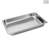 NNEAGS GN Pan Full Size 1/1 GN Pan 6.5cm Deep Stainless Steel Tray