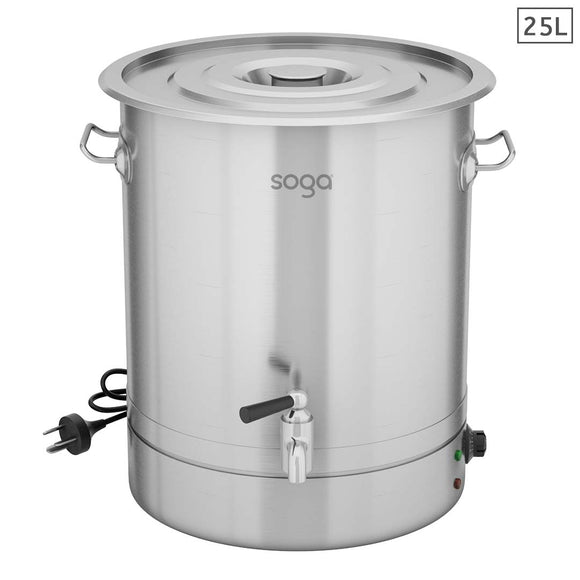 NNEAGS 25L Stainless Steel URN Water Boiler  2200W
