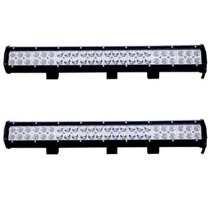 NNEAGS 2X 23inch 144W Cree Led Light Bar Spot Flood Light 4x4 Offroad Work Ute Atv 12v 24v