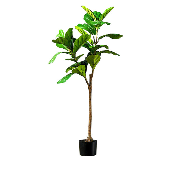 NNEAGS 120cm Green Artificial Indoor Qin Yerong Tree Fake Plant Simulation Decorative
