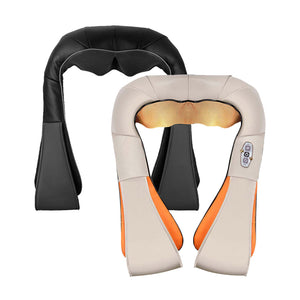 NNEAGS 2X Electric Kneading Back Neck Shoulder Massage Arm Body Massager Black/White