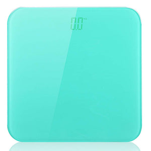 NNEAGS 180kg Digital Fitness Weight Bathroom Gym Body Glass LCD Electronic Scales Blue