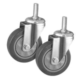 NNEAGS 2X 4" Heavy Duty Polyurethane Swivel Castor Wheels