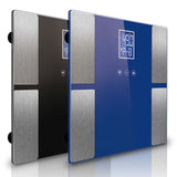 NNEAGS Digital Electronic LCD Bathroom Body Fat Scale Weighing Scales Weight Monitor Black/Blue