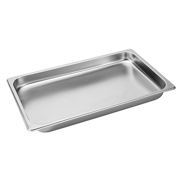 NNEAGS GN Pan Full Size 1/1 GN Pan 4cm Deep Stainless Steel Tray