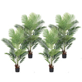 NNEAGS 4X 165cm Artificial Swallowtail Sunflower Fake Decoration Tree Flower Pot Plant
