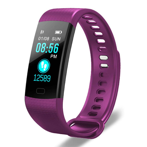 NNEAGS Sport Smart Watch Health Fitness Wrist Band Bracelet Activity Tracker Purple