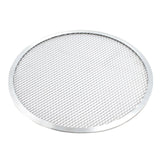 NNEAGS 12-inch Round Seamless Aluminium Nonstick Grade Pizza Screen Baking Pan