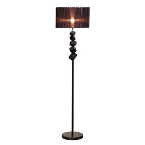 NNEAGS Floor Lamp Metal Base Standing Light with Dark Shade Tall Lamp