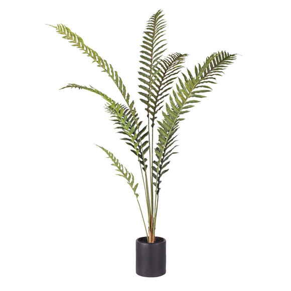 NNEAGS 180cm Artificial Green Rogue Hares Foot Fern Tree Fake Tropical Indoor Plant Home Office Decor