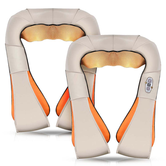 NNEAGS 2X Electric Kneading Neck Shoulder Arm Body Massager With Heat Health Care