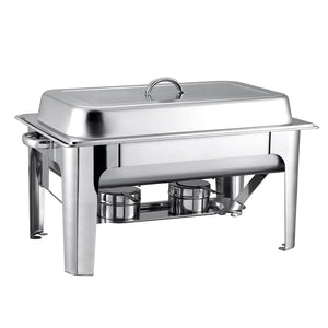 NNEAGS 9L Stainless Steel Chafing Catering Dish Food Warmer