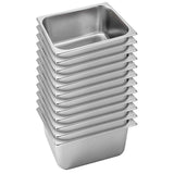 NNEAGS 12X GN Pan Full Size 1/2 GN Pan 20cm Deep Stainless Steel Tray