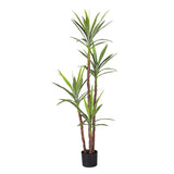 NNEAGS 180cm Artificial Natural Green Dracaena Yucca Tree Fake Tropical Indoor Plant Home Office Decor
