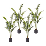 NNEAGS 4X 150cm Artificial Green Rogue Hares Foot Fern Tree Fake Tropical Indoor Plant Home Office Decor