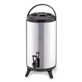 NNEAGS 8L Portable Insulated Cold/Heat Coffee Tea Beer Barrel Brew Pot With Dispenser