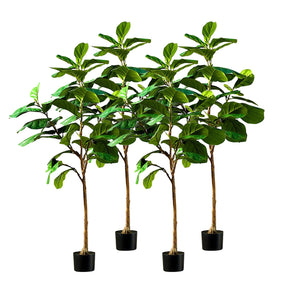 NNEAGS 4X 155cm Green Artificial Indoor Qin Yerong Tree Fake Plant Simulation Decorative