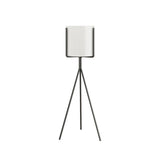 NNEAGS 70cm Tripod Flower Pot Plant Stand with White Flowerpot Holder Rack Indoor Display