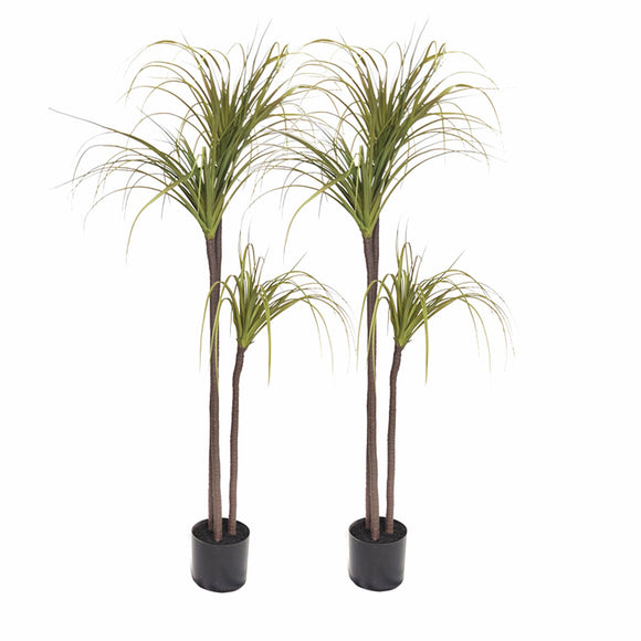 NNEAGS 2X 145cm Green Artificial Indoor Dragon Blood Tree Fake Plant Decorative