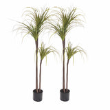 NNEAGS 2X 145cm Green Artificial Indoor Dragon Blood Tree Fake Plant Decorative