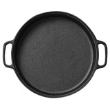 NNEAGS Cast Iron 30cm Frying Pan Skillet Coating Steak Sizzle Platter