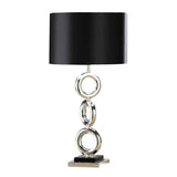 NNEAGS Simple Industrial Style Table Lamp Metal Base Desk Lamp